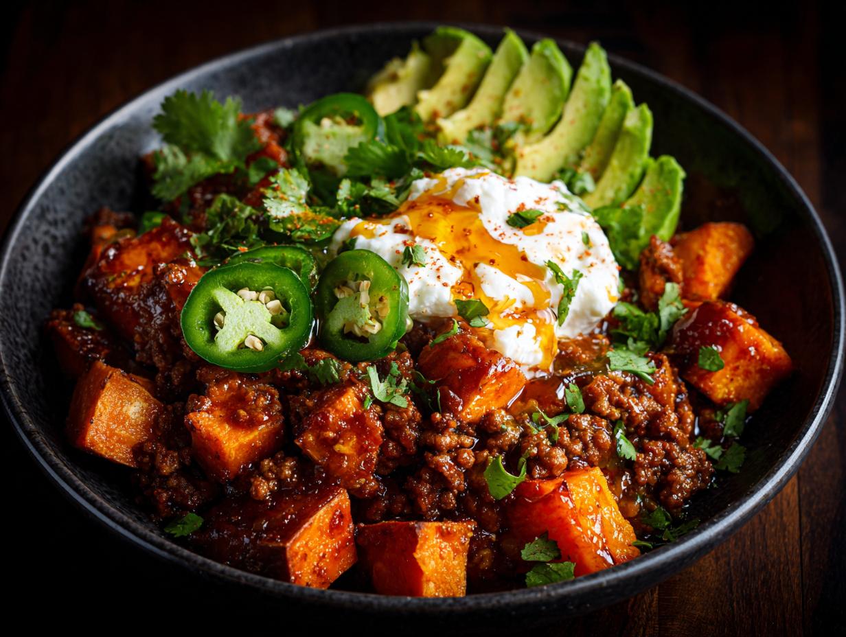 Amazing 45-Minute High-Protein Sweet Potato Beef Bowls
