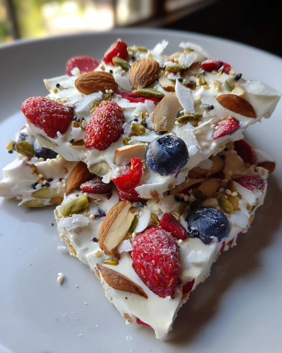 Amazing High-Protein Yogurt Bark 125 Calories 5 High-Protein Yogurt Bark with Berries and Seeds - detail 2