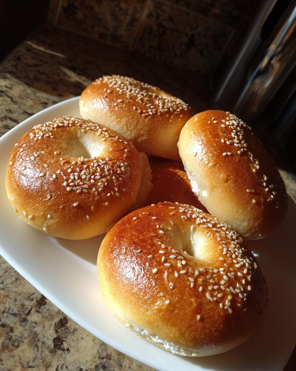 High-protein breakfast bagels - detail 1