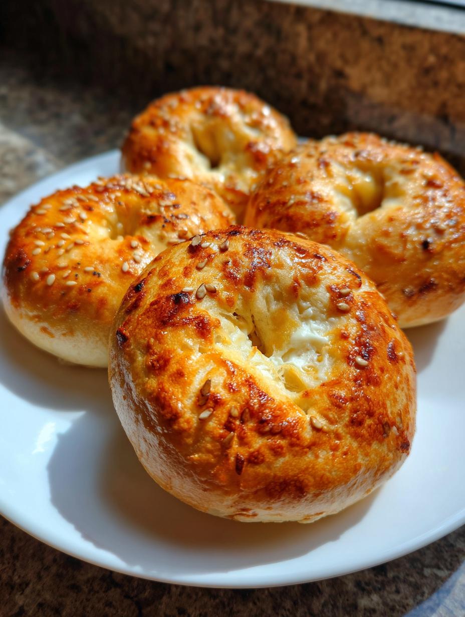 High-protein breakfast bagels - detail 2