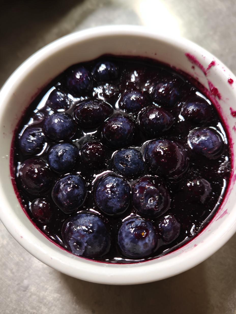 Homemade Blueberry Sauce - detail 2