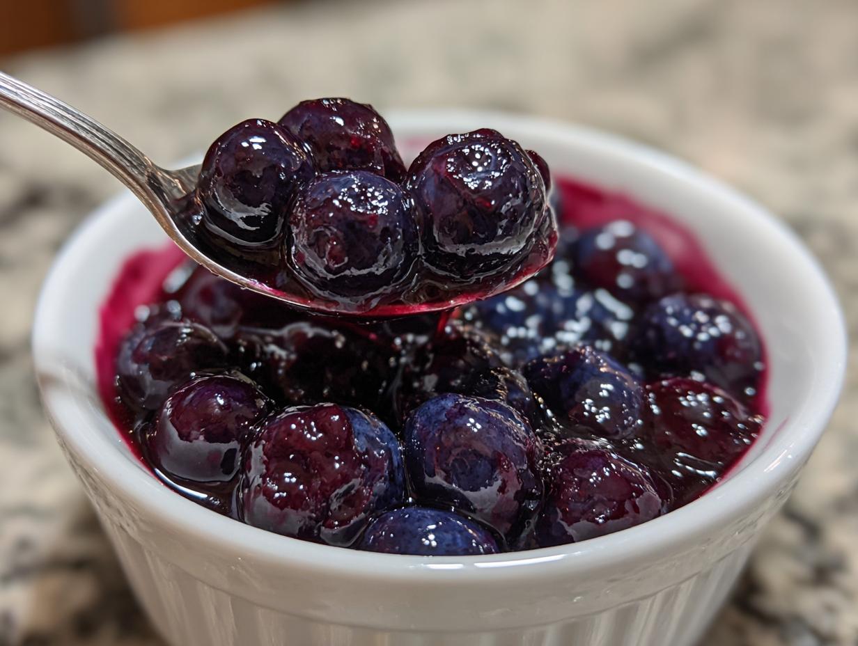 Amazing Homemade Blueberry Sauce in 15 Minutes