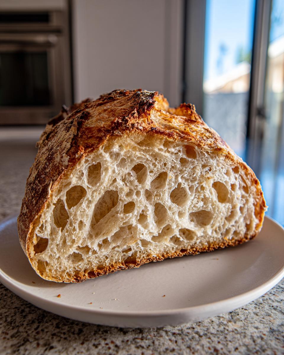 Honey vanilla sourdough bread - detail 1
