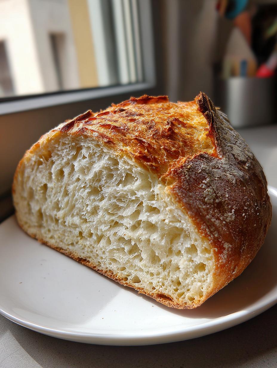 Honey vanilla sourdough bread - detail 2