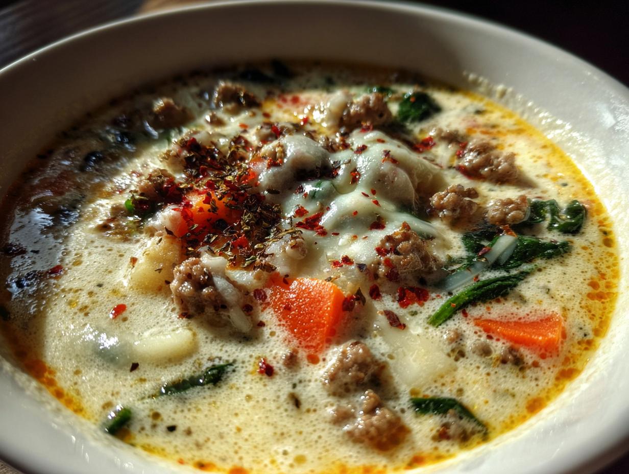 Amazing 1 Italian ground chicken soup comfort