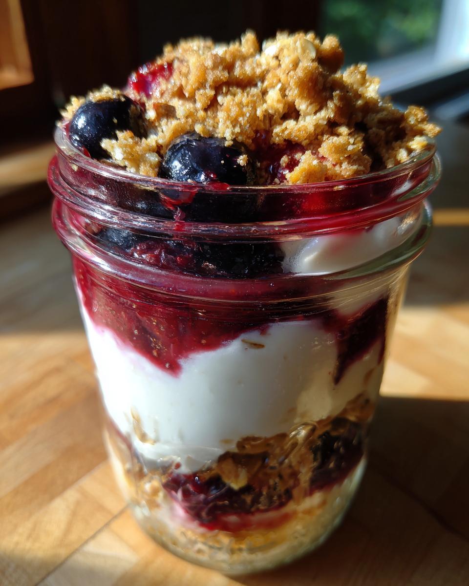 Layered berry protein parfaits: 4 Amazing mornings 5 Layered berry protein parfaits - detail 2