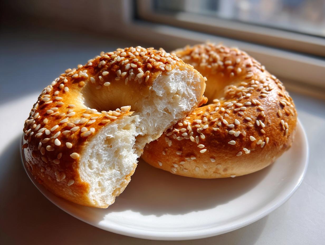 Amazing 6 Ingredient Low-calorie Greek yogurt bagels