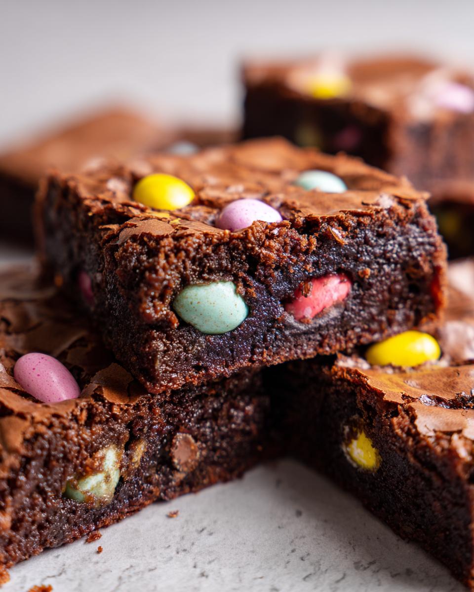 Mini Egg Brownies - detail 2