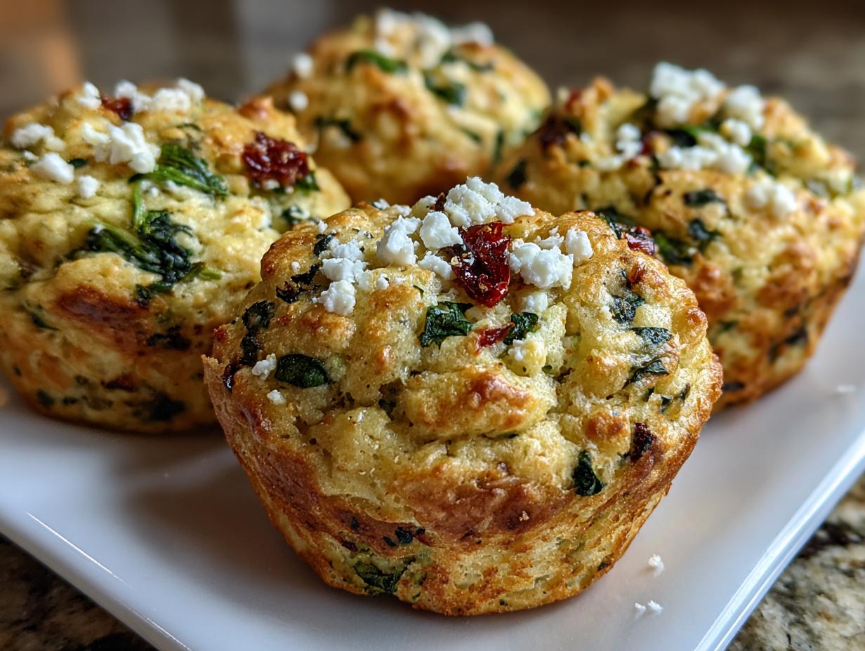 Secret 14 Mini Lentil and Feta Snack Muffins
