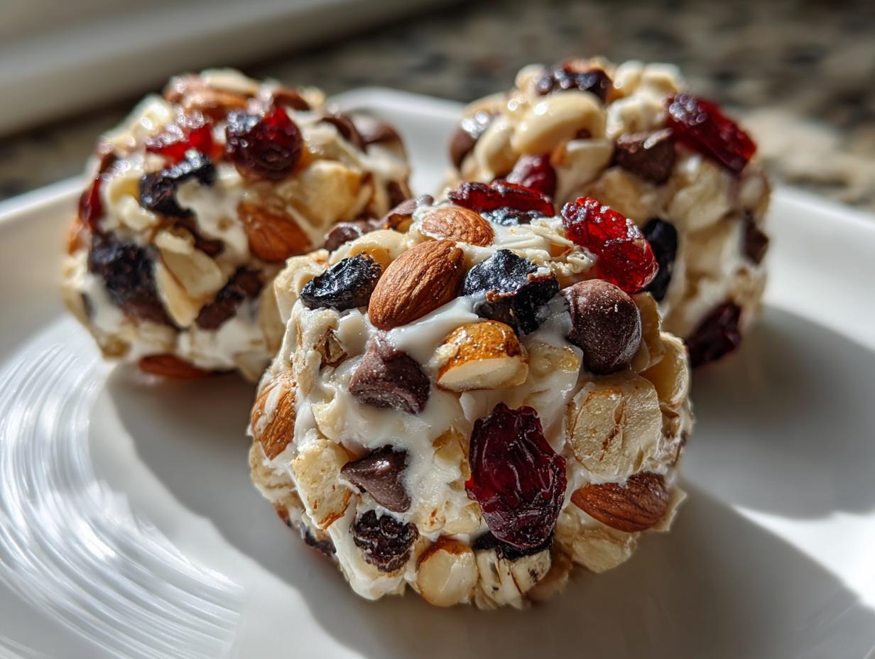 Amazing 5-Minute No-Bake Yogurt Trail Mix Clusters
