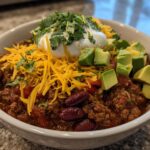 No chop chili with salsa