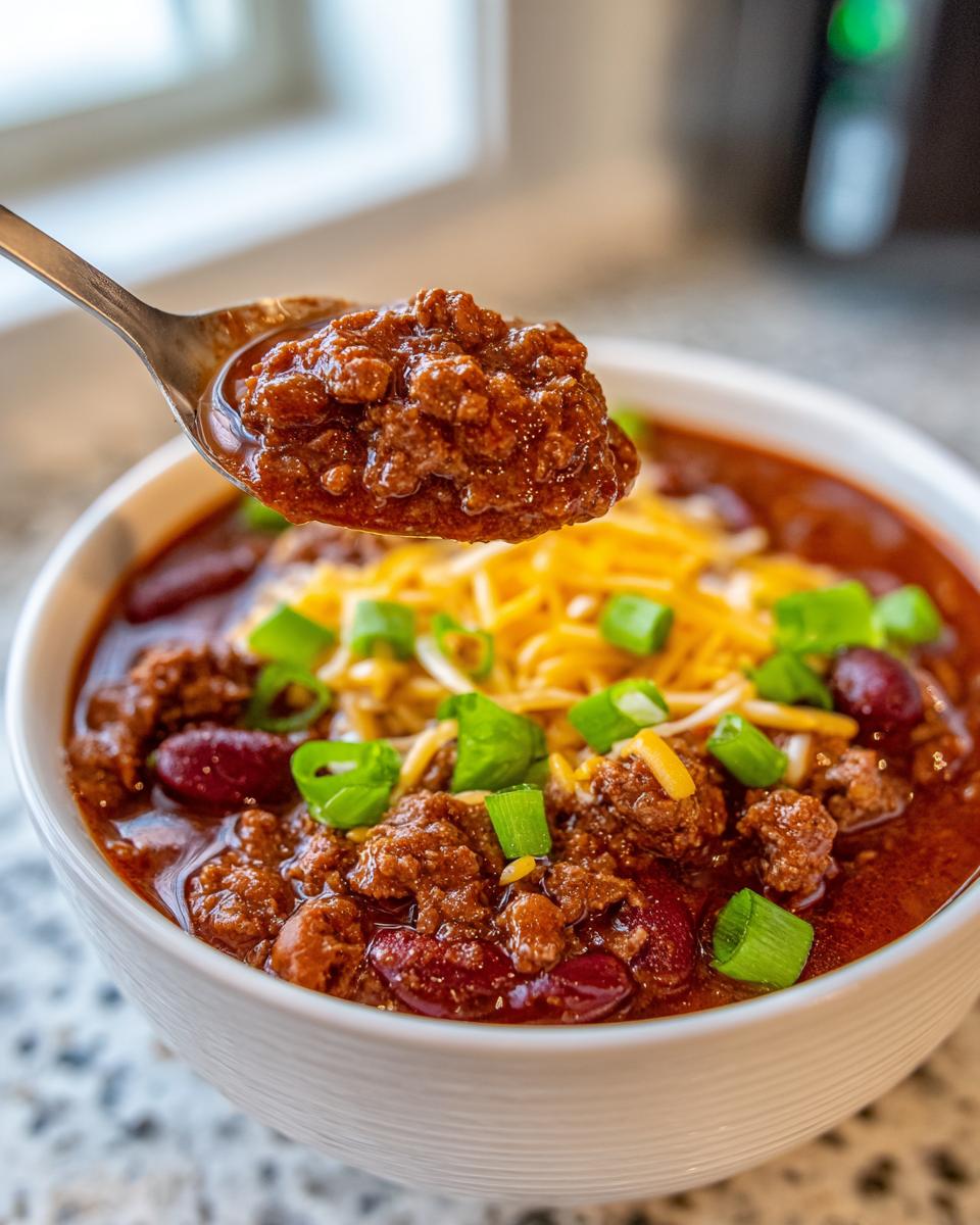 One pot classic chili - detail 1