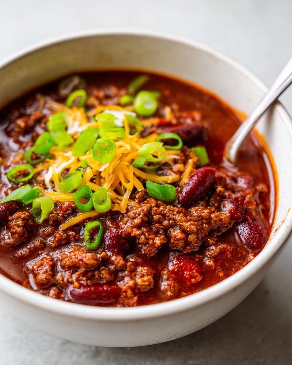 One pot classic chili - detail 2