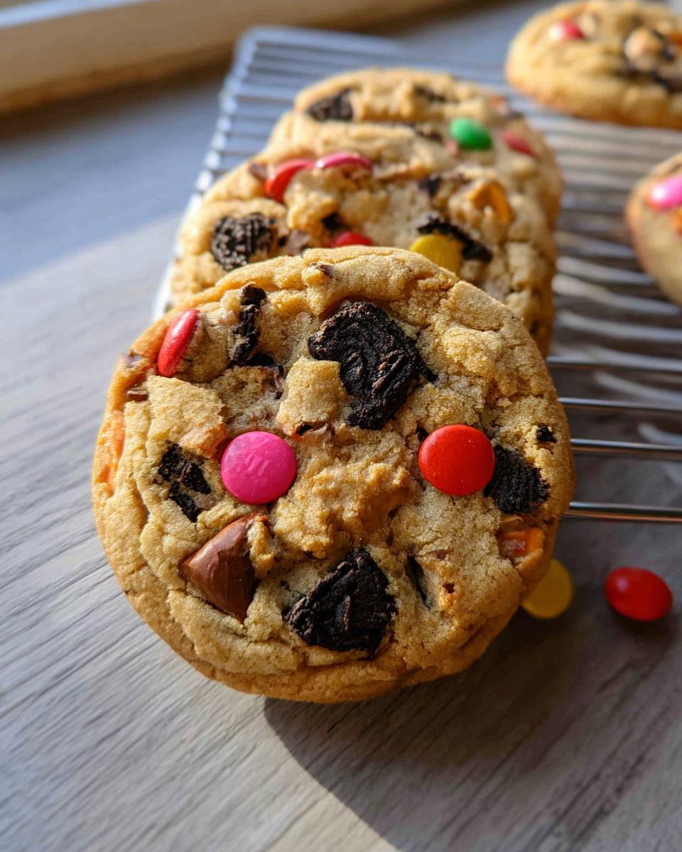 Best 10 Oreo M&M cookies Soft batch 4 Oreo M&M cookies - detail 1