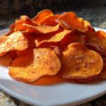 Oven-Baked Sweet Potato Chips Cinnamon Sea Salt