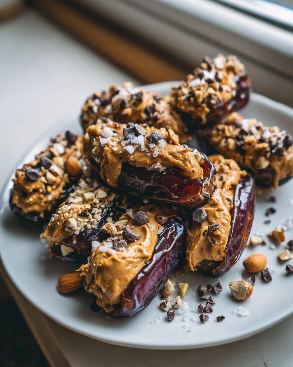 Amazing 10-Min Peanut Butter Stuffed Dates Rolled in Nuts 4 Peanut Butter Stuffed Dates Rolled in Nuts - detail 1