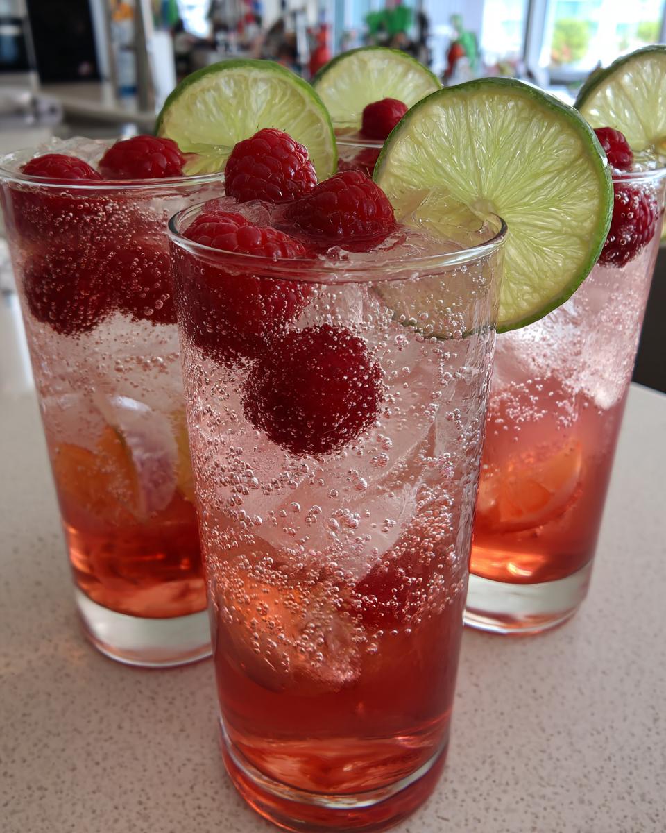 Stunning Pink Sparkling Mocktail in 10 Minutes 4 Pink sparkling mocktail - detail 1