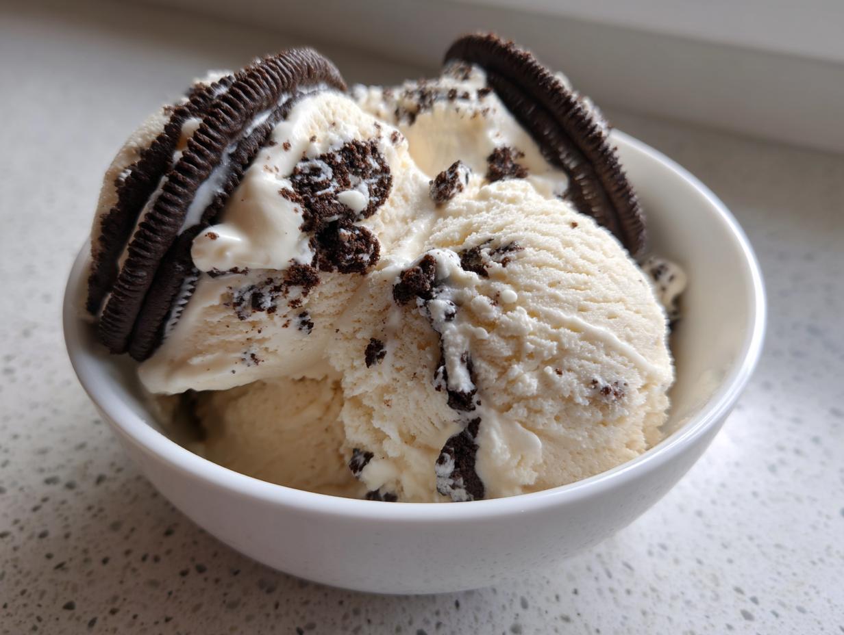Amazing Protein Cookies and Cream Ice Cream Secret