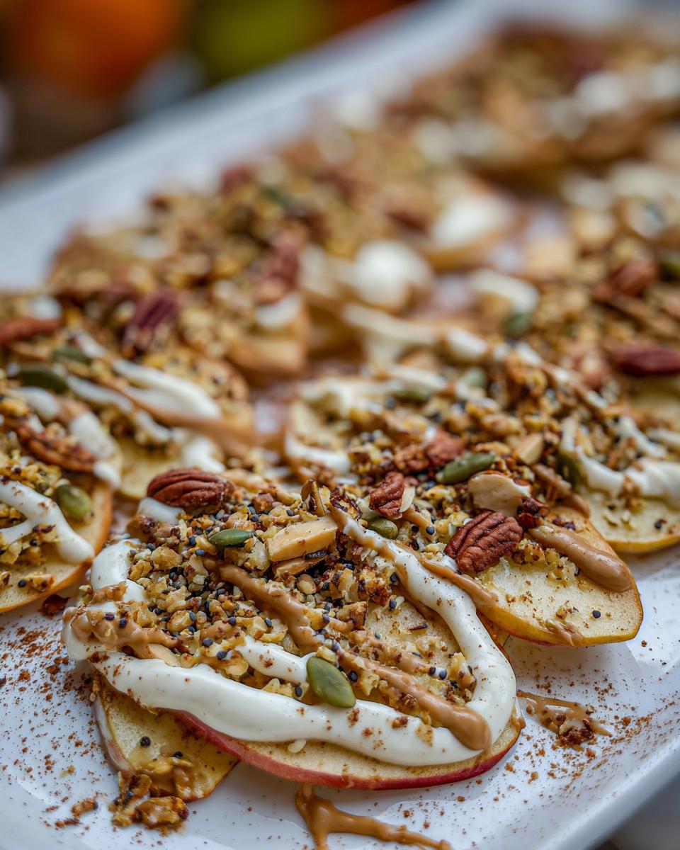 Protein-Packed Apple Nachos - detail 1
