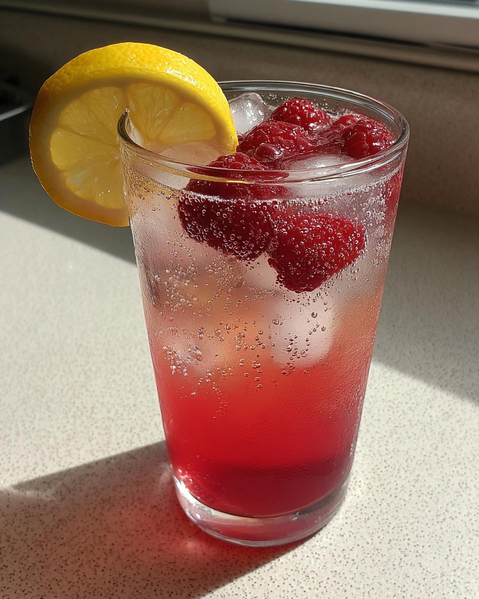 Raspberry Lemon Spritzer - detail 1