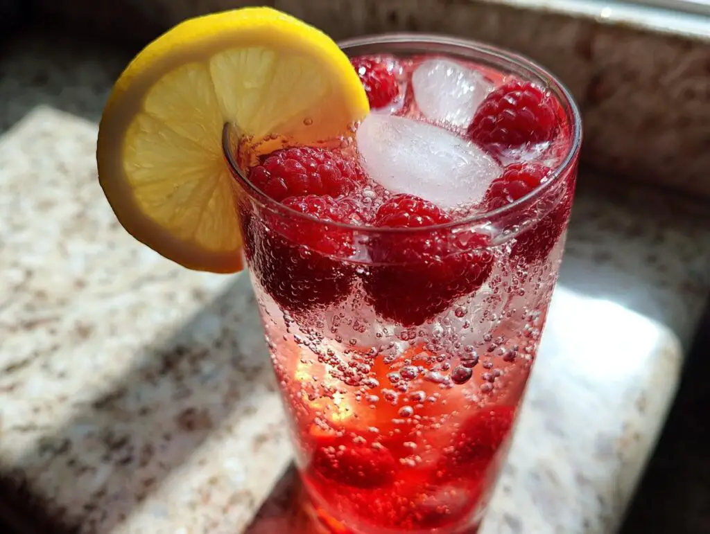 15 Refreshing Summer Mocktails You Can Make at Home 4 Raspberry Lemon Spritzer