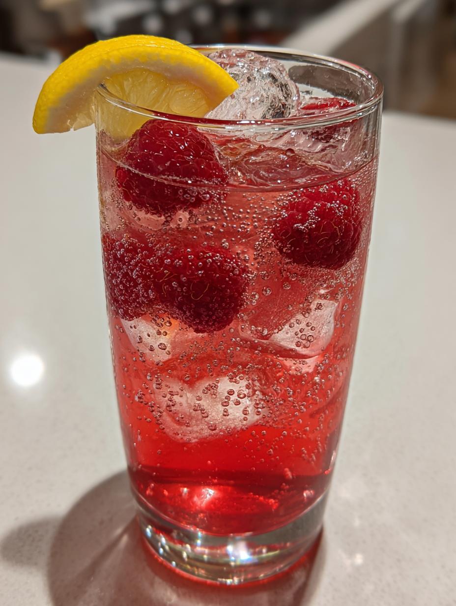Raspberry Lemon Spritzer - detail 2