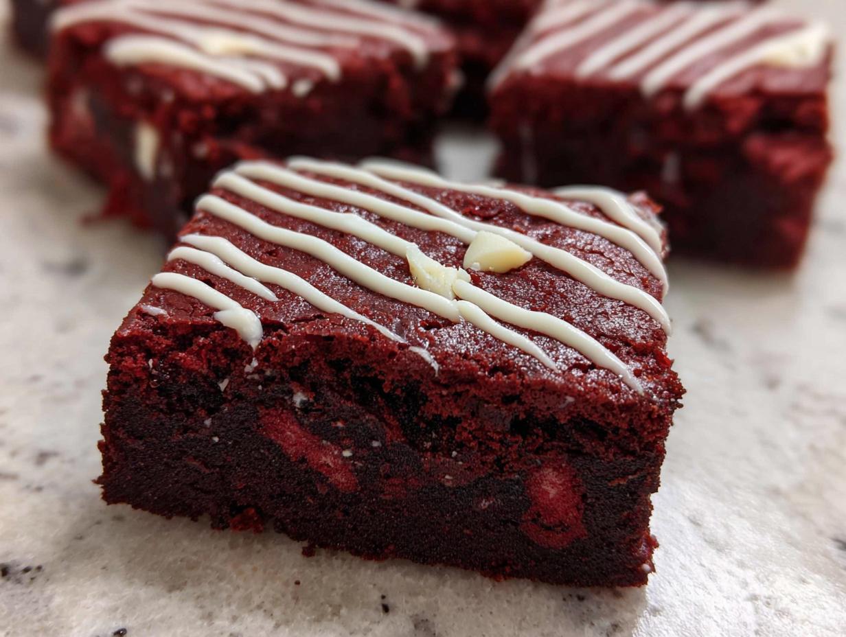 Stunning 16-piece Red Velvet Brownies treat