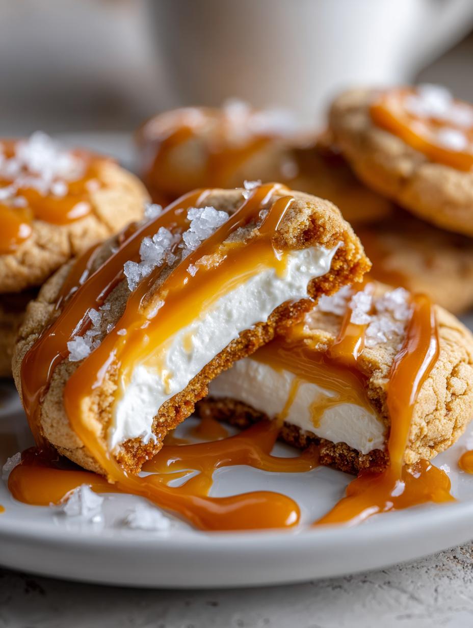 Amazing 12 Salted Caramel Cheesecake Cookies 5 Salted Caramel Cheesecake Cookies - detail 2