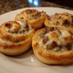 Sausage cream cheese pinwheels