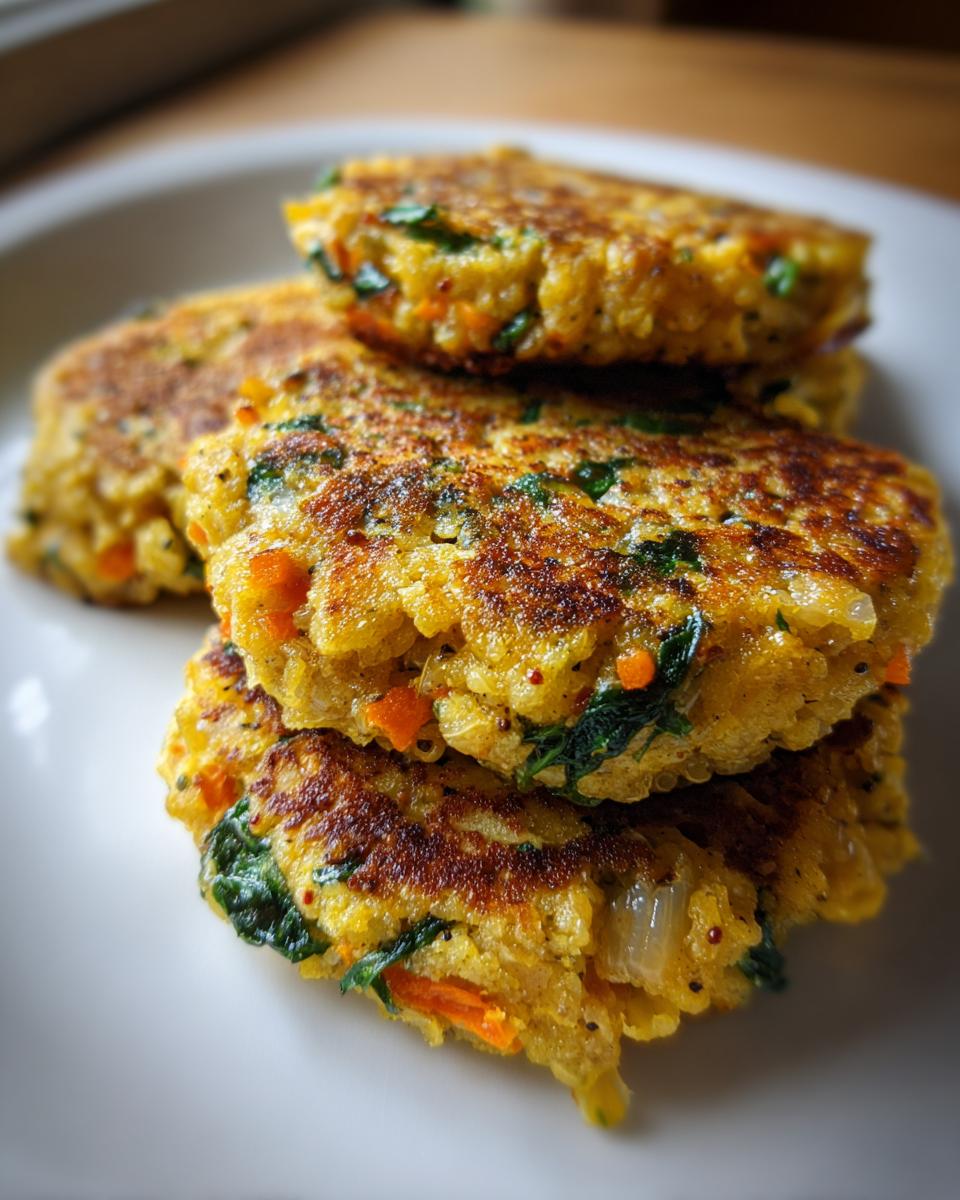 Savory Chickpea Flour Protein Pancakes - detail 1