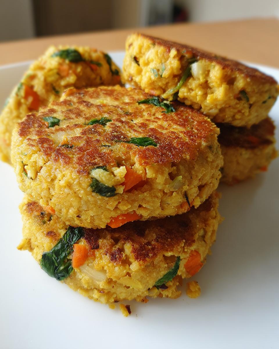 Savory Chickpea Flour Protein Pancakes - detail 2