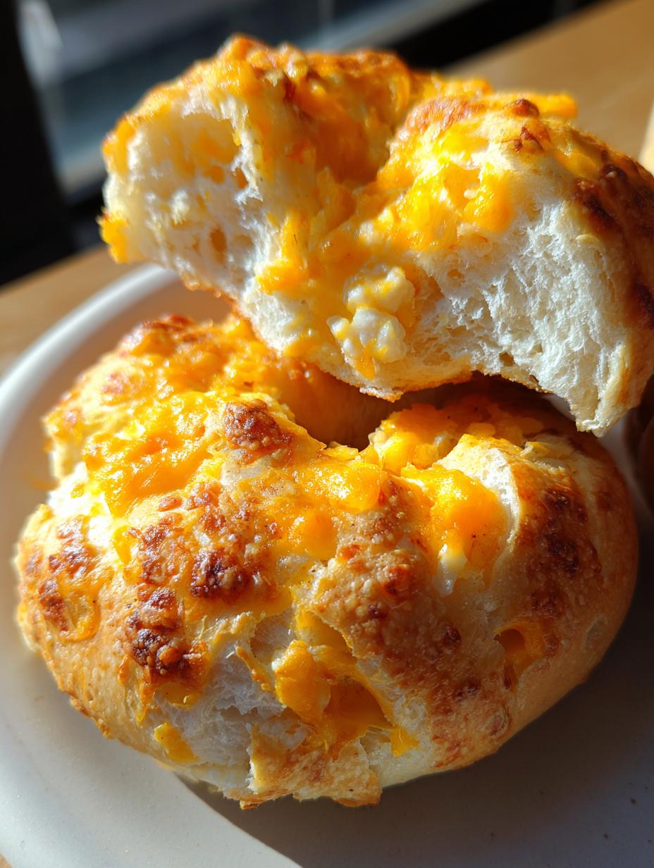 Amazing 4-Ingredient Savory Cheese Protein Bagels 4 Savory cheese protein bagels - detail 1