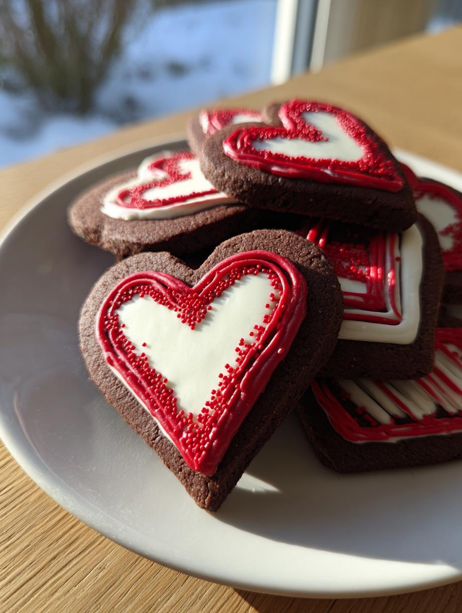 Simple Heart Cookies - detail 2