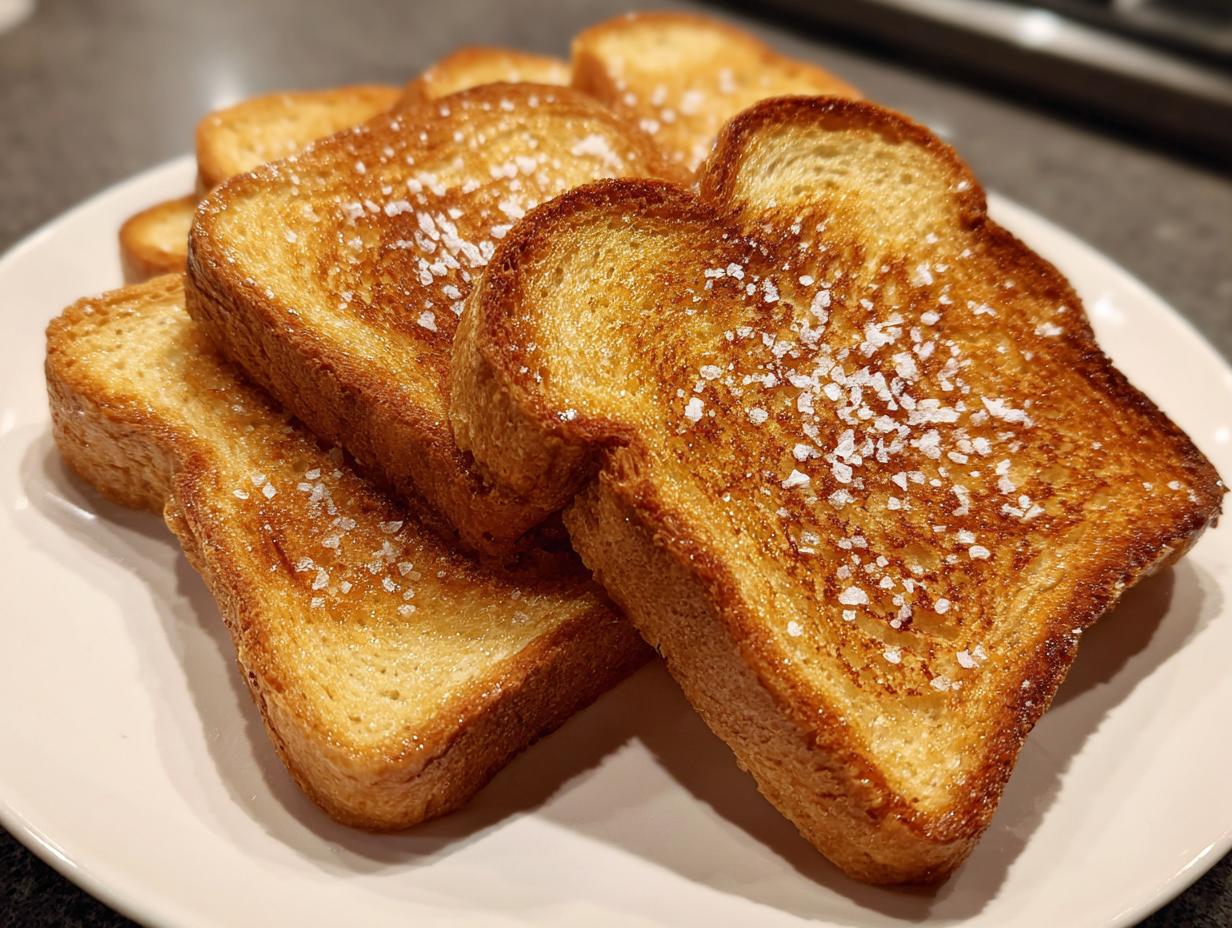 Simple bread toast