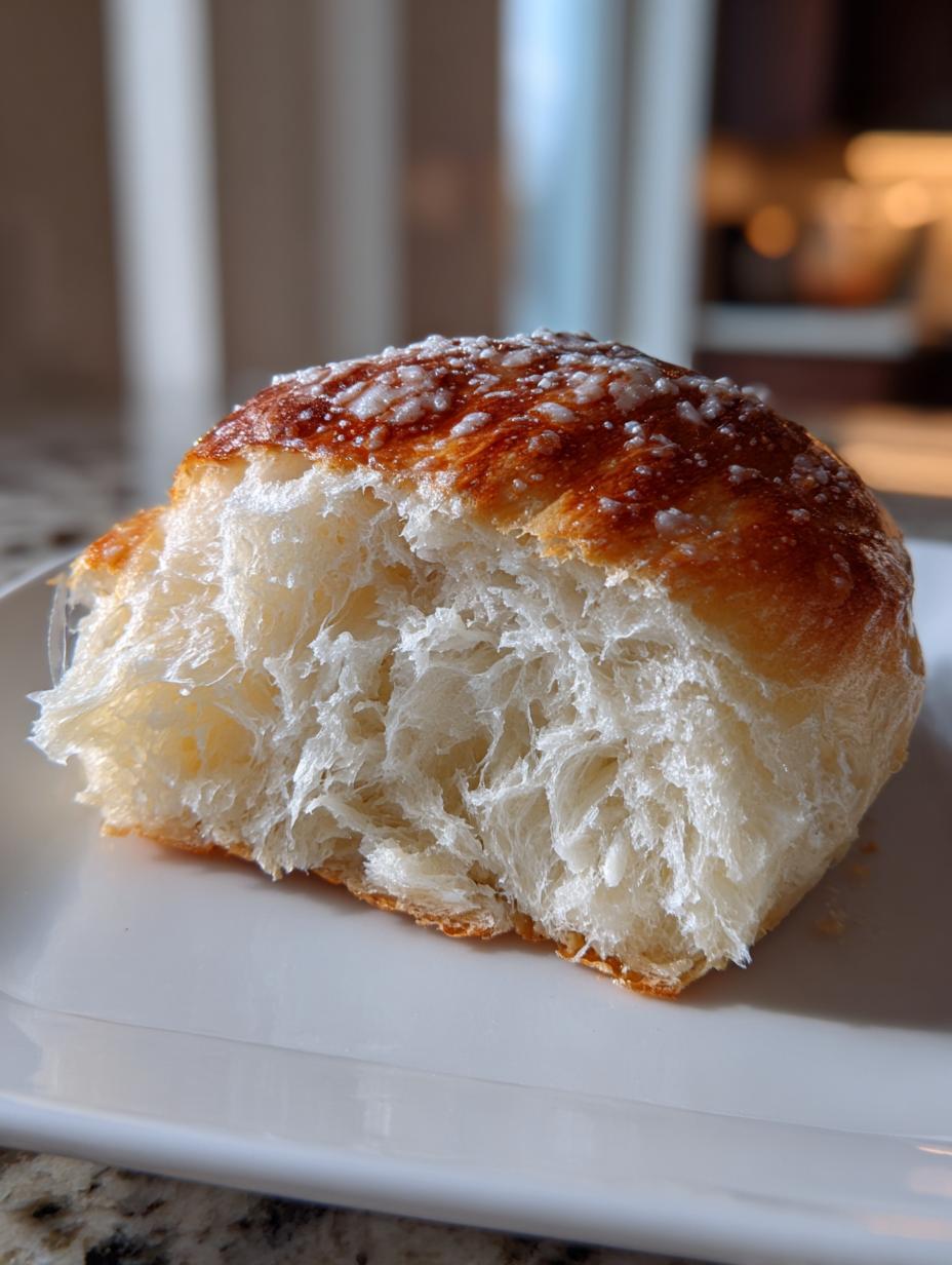 Soft sourdough milk bread - detail 2