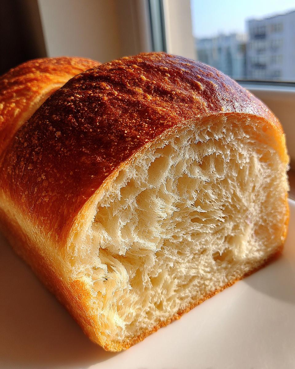 Sourdough brioche bread - detail 1
