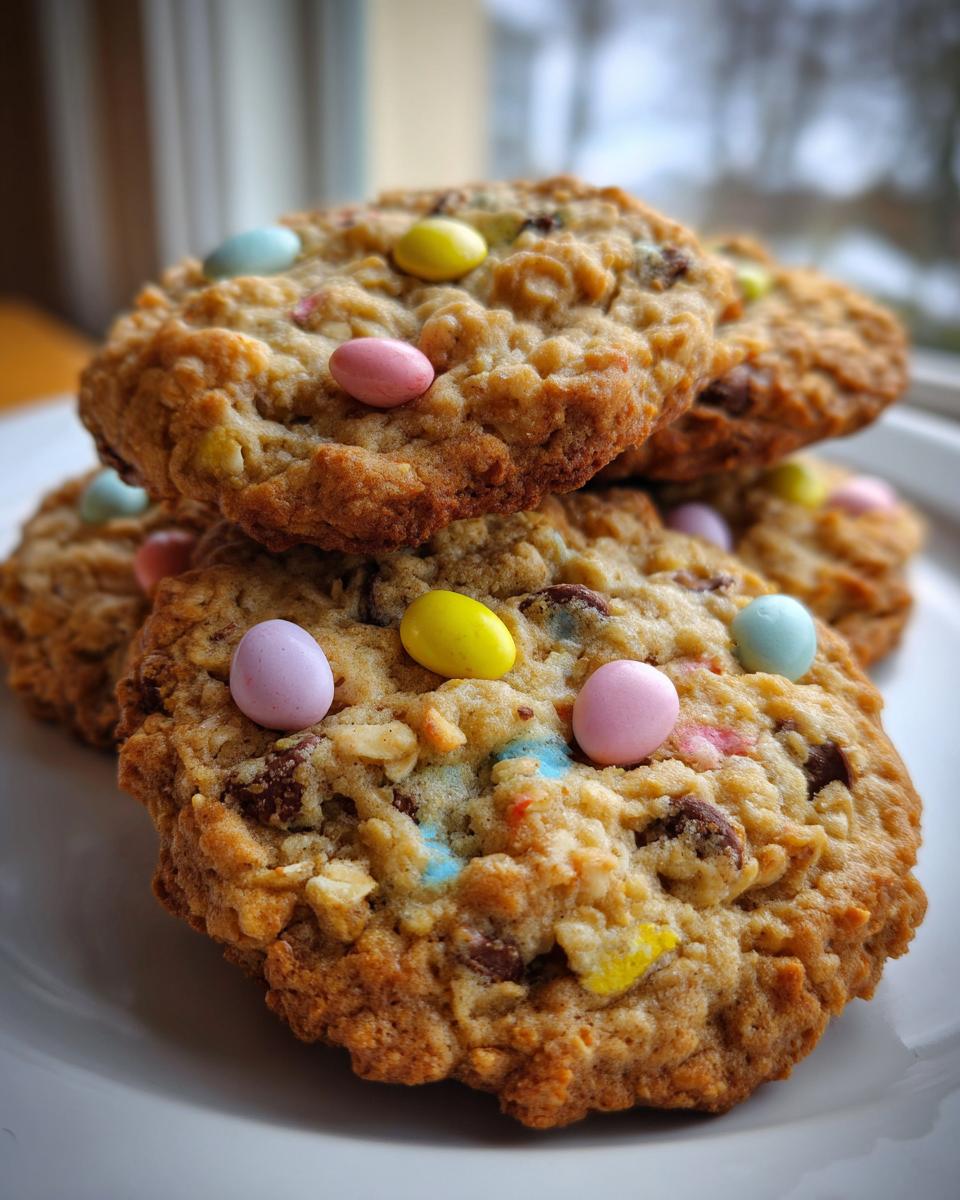 Spring Pastel Monster Cookies - detail 1