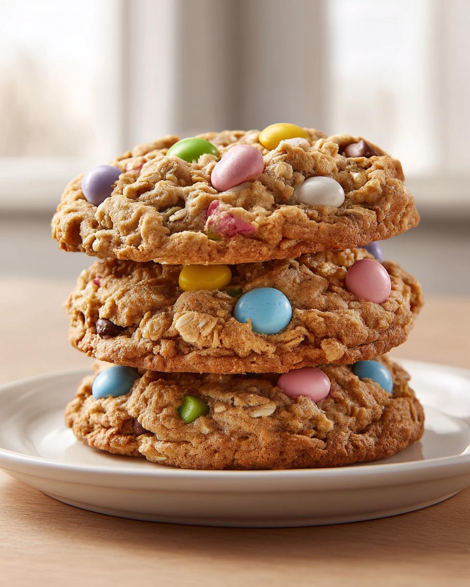 Spring Pastel Monster Cookies - detail 2