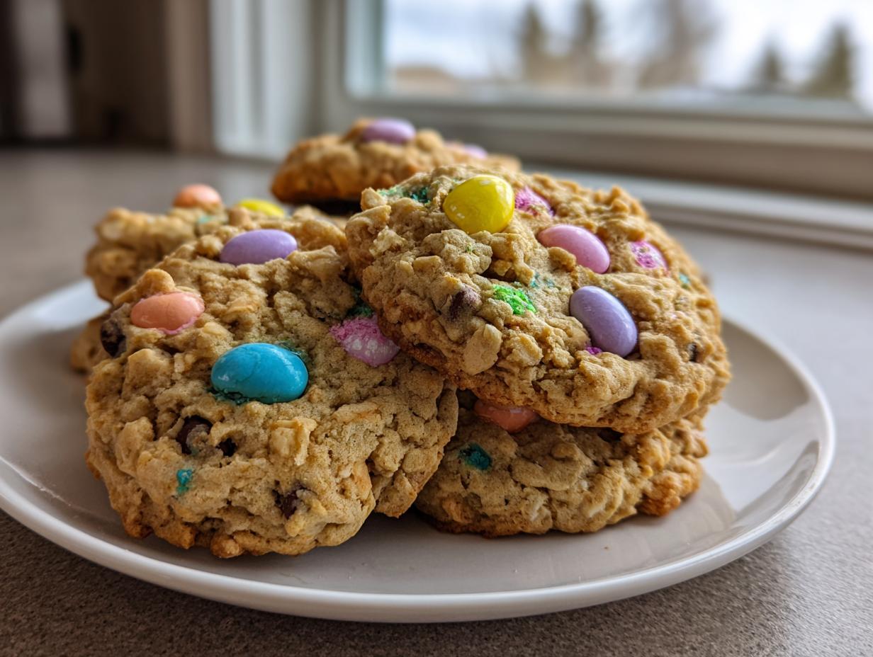 Amazing 15-Minute Spring Pastel Monster Cookies