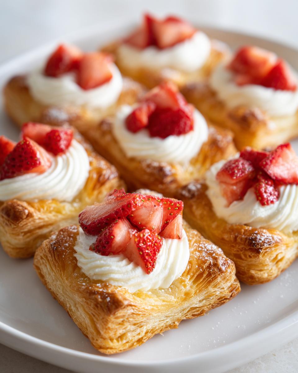 Strawberry Cream Cheese Pastries - detail 1