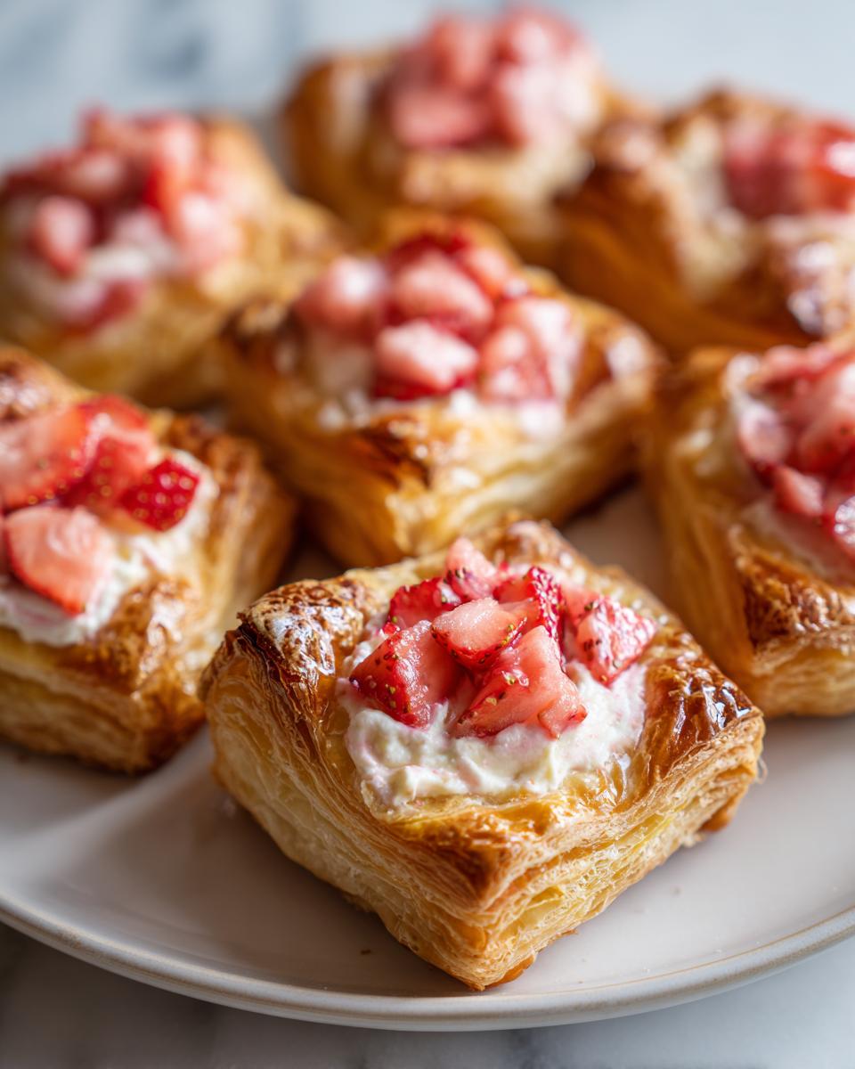 Strawberry Cream Cheese Pastries - detail 2