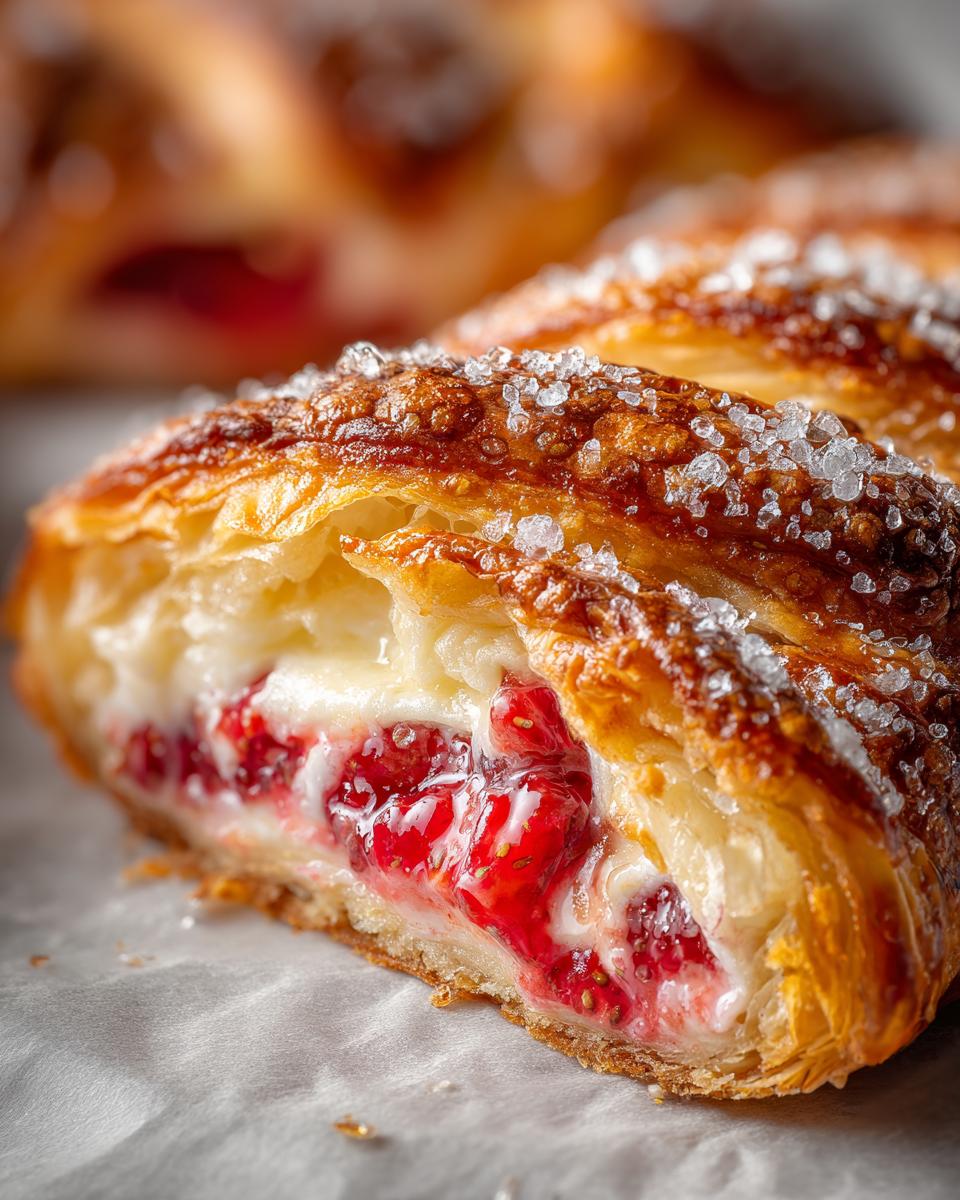 Strawberry Cream Cheese Strudel - detail 2