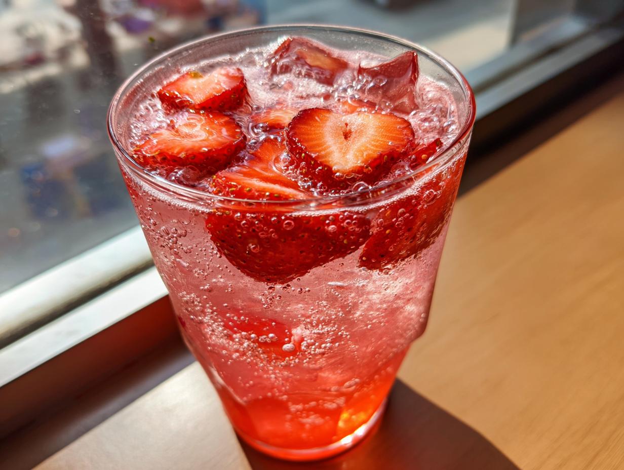 Insane 1-Step Strawberry Rose Mocktail Magic
