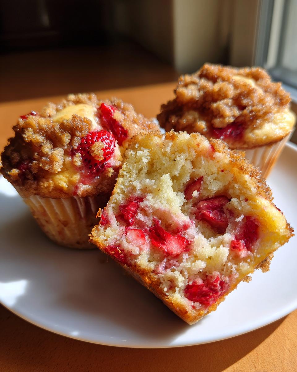 Strawberry Streusel Muffins - detail 1