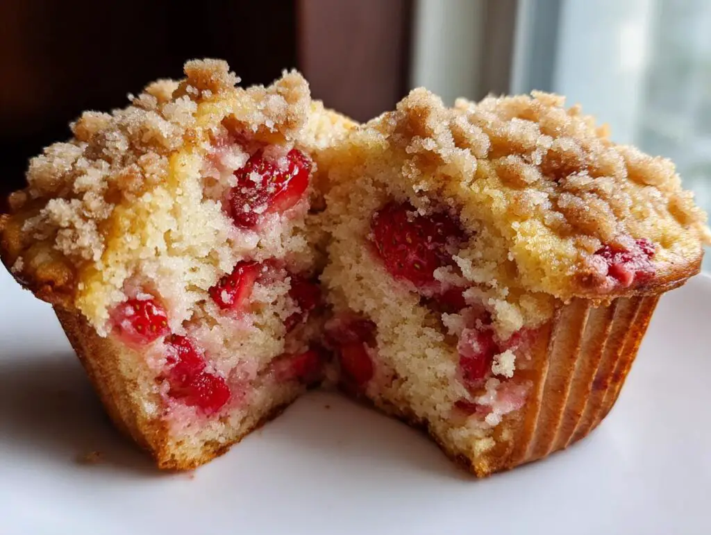 11 Strawberry Lemon Desserts Everyone Loves for Fresh Sweet Cravings 8 Strawberry Streusel Muffins