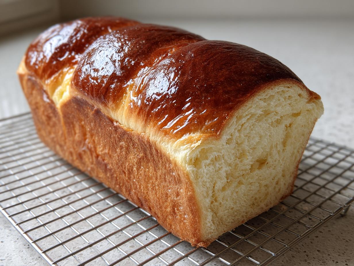 Divine 3 Ingredient Sweet sourdough sandwich bread