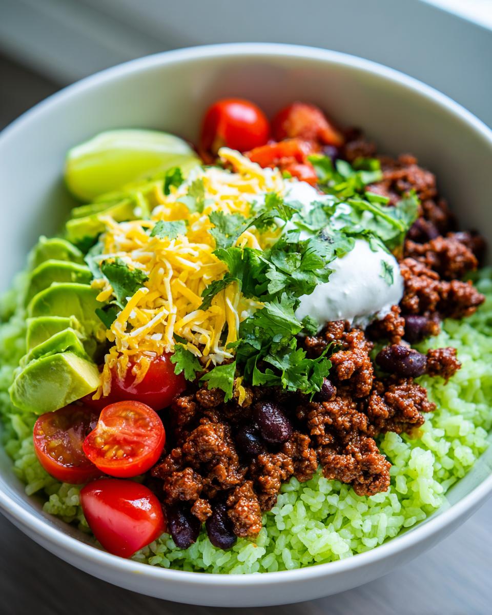 Taco Rice Bowl - detail 1