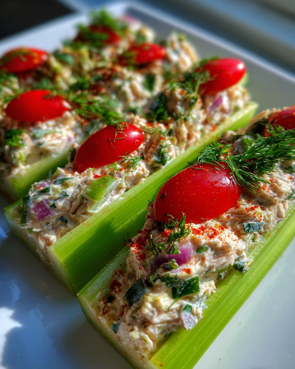 Amazing Tuna Stuffed Celery in Under 10 Min 4 Tuna Stuffed Celery - detail 1