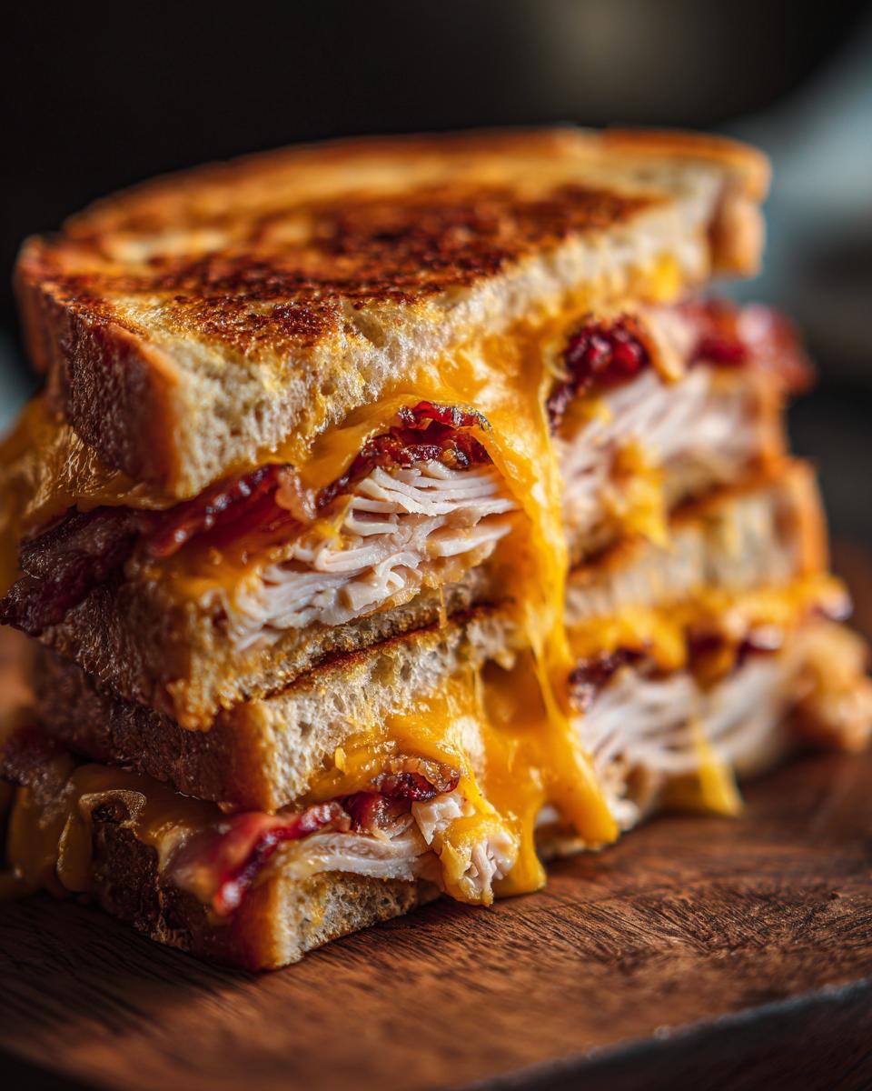 Turkey Cheddar Melt Sandwich - detail 1