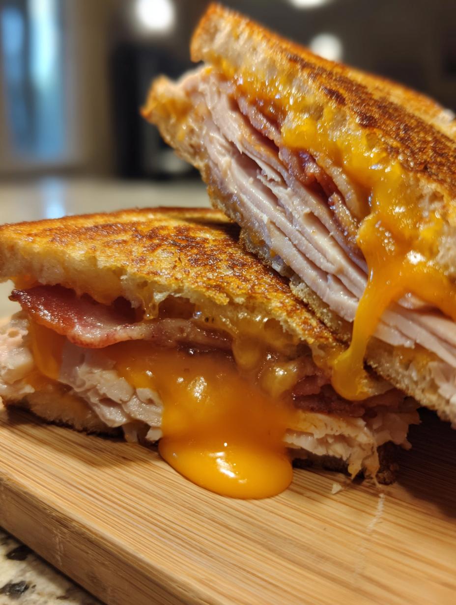 Turkey Cheddar Melt Sandwich - detail 2